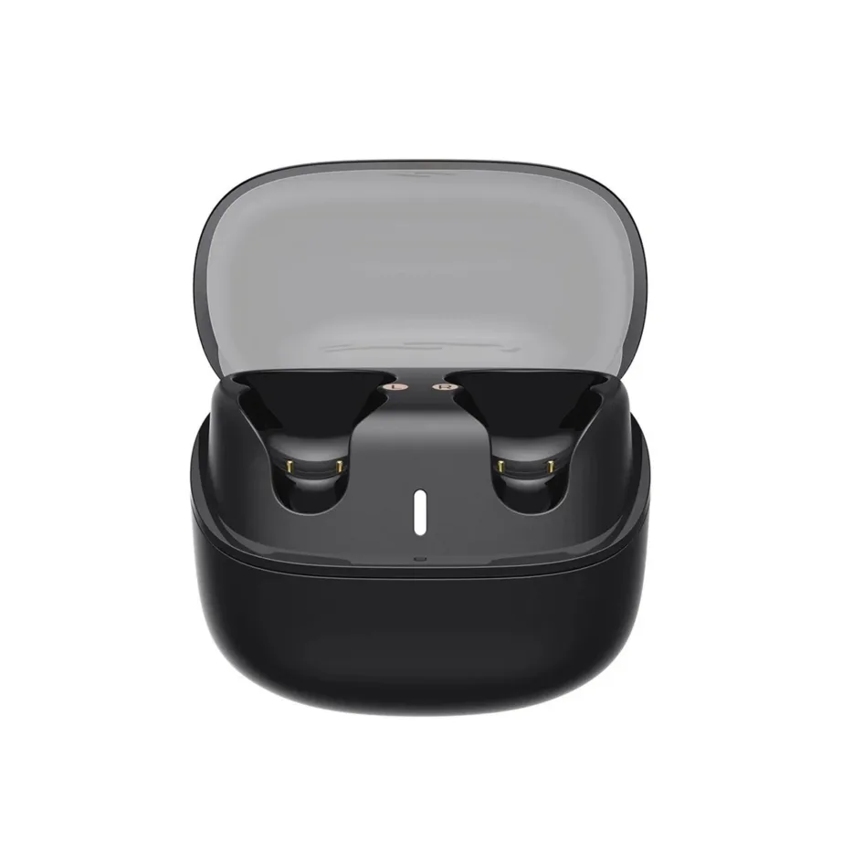 Havit TW980 mustad TWS Bluetooth 5.3 ear-hook kõrvaklapid laadimiskarbiga, 6,5+23 h aku, mikrofon, juhtmevaba, muusika/kõned – 4