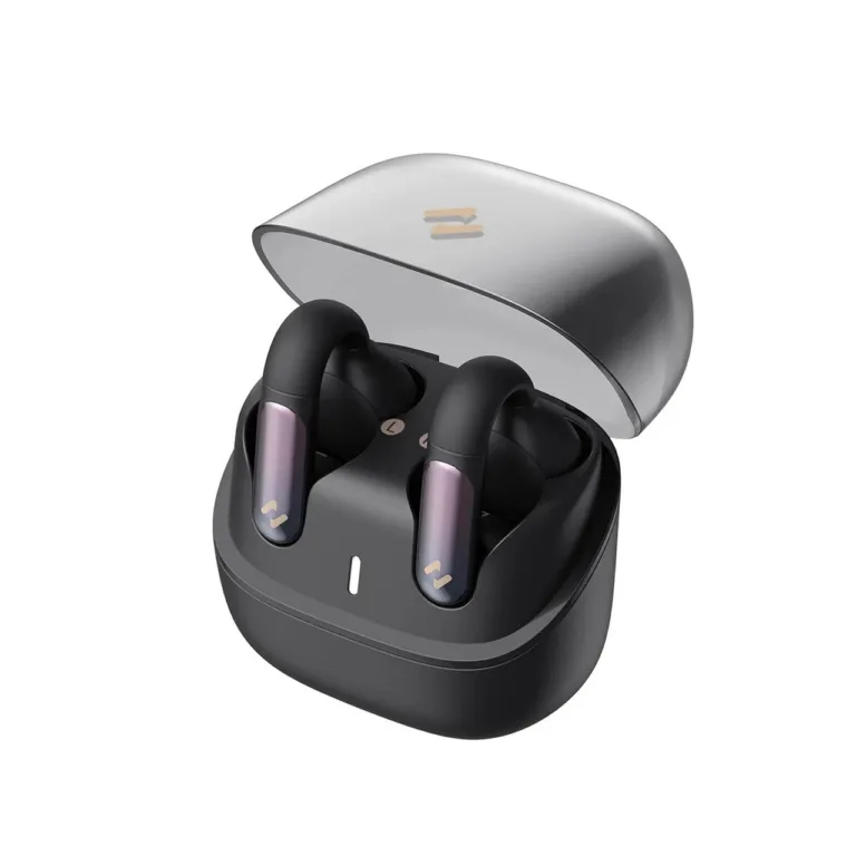 Havit TW980 mustad TWS Bluetooth 5.3 ear-hook kõrvaklapid laadimiskarbiga, 6,5+23 h aku, mikrofon, juhtmevaba, muusika/kõned