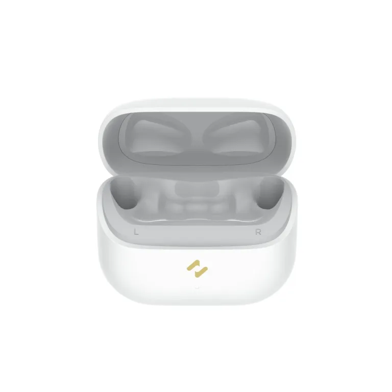 Havit TW982 valged TWS juhtmevabad in-ear kõrvaklapid Bluetooth 5.4, 13 mm draiverid, 7,5 h kuulamisaega, mikrofoniga, laadimiskarbi ja puutejuhtimisega