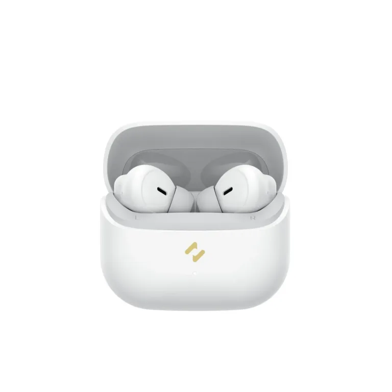 Havit TW982 valged TWS juhtmevabad in-ear kõrvaklapid Bluetooth 5.4, 13 mm draiverid, 7,5 h kuulamisaega, mikrofoniga, laadimiskarbi ja puutejuhtimisega