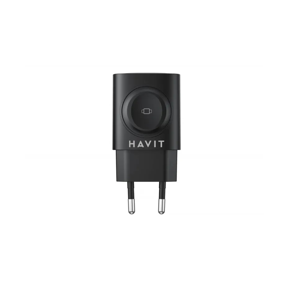 Havit UC132 EU 22W GaN must laadija, 4x USB-C, 2x USB-A, ülepinge- ja ülekuumenemiskaitse, vooluvõrgutoitega – 2