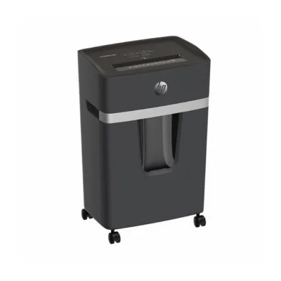 Hewlett-Packard 581835 Pro Shredder 10MC 20L mikro-lõikur P-5, 10 lehte, hävitab paberi ja kaardid, tumehall