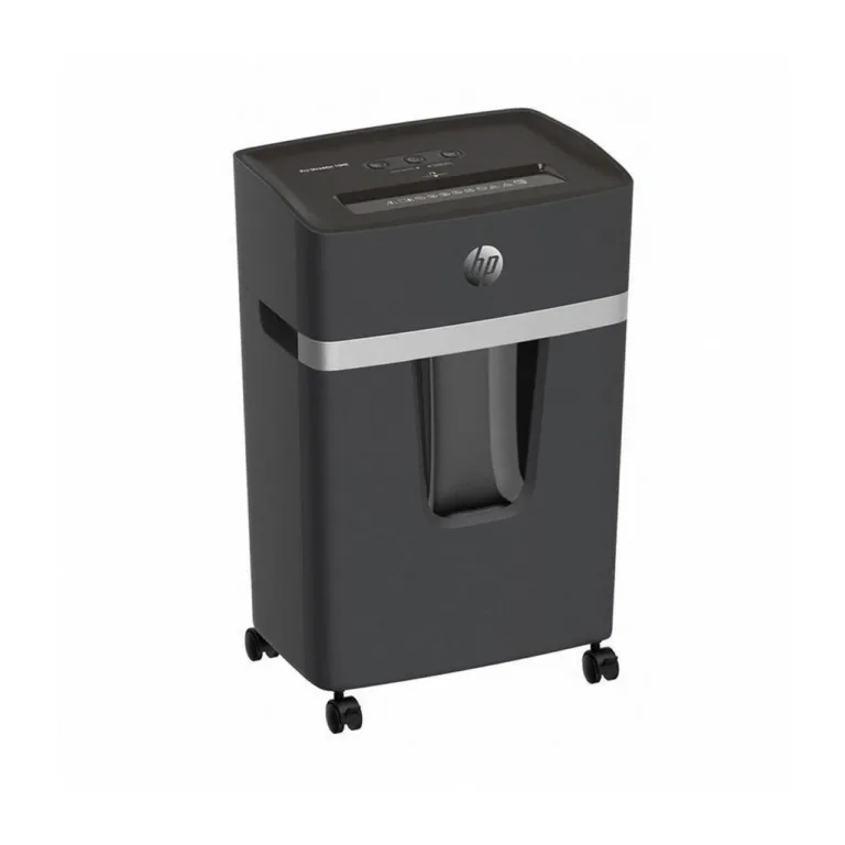 Hewlett-Packard 581835 Pro Shredder 10MC 20L mikro-lõikur P-5, 10 lehte, hävitab paberi ja kaardid, tumehall