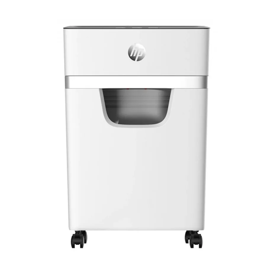 Hewlett-Packard HP OneShred 15CC 20L micro-cut paberipurustaja 15 lehele, 4×35 mm, valgushall, rullikutega - 3