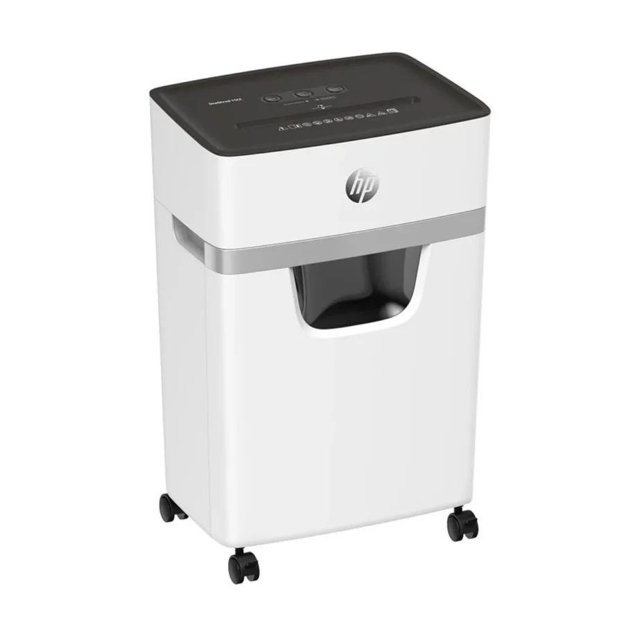 Hewlett-Packard HP OneShred 15CC 20L micro-cut paberipurustaja 15 lehele, 4×35 mm, valgushall, rullikutega - 7