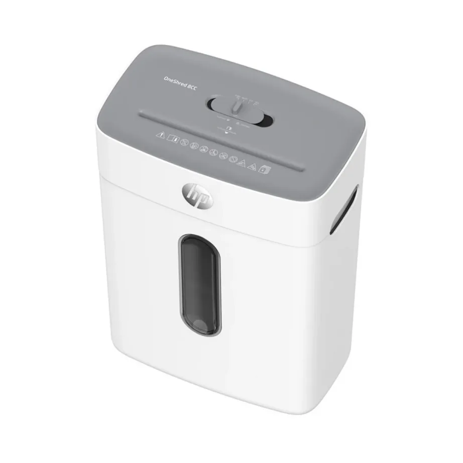 Hewlett-Packard HP ONESHRED 8CC 15L helehall mikrolõikega paberihunt, 8 lehte, P-4 turbetase, 5×18 mm lõige, 416x320x190 mm – 2