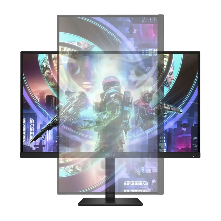 Hewlett-Packard OMEN 27qs 27″ QHD 240Hz IPS mängurimonitor, 1 ms, 400 cd/m², FreeSync Premium, 2 kõlarit, must - 7