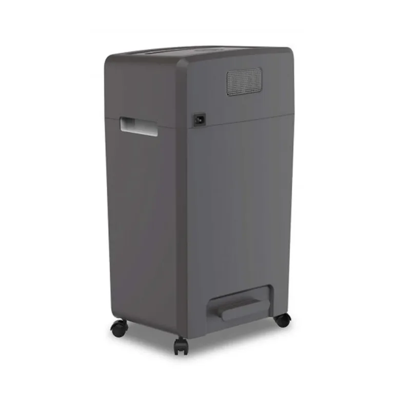 Hewlett-Packard OneShred 24CC 30L P-4 mikro-lõikuriga paberi- ja kaardipurustaja, 24 lehte, rullikutega, helehall