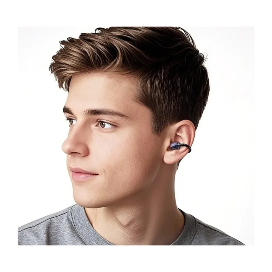 Hoco EA5 DUKE III mustad avatud Bluetooth kõrvaklapid laadimiskarbiga, 6h kõneaega, muusika ja kõned, Apple Siri tugi – 2