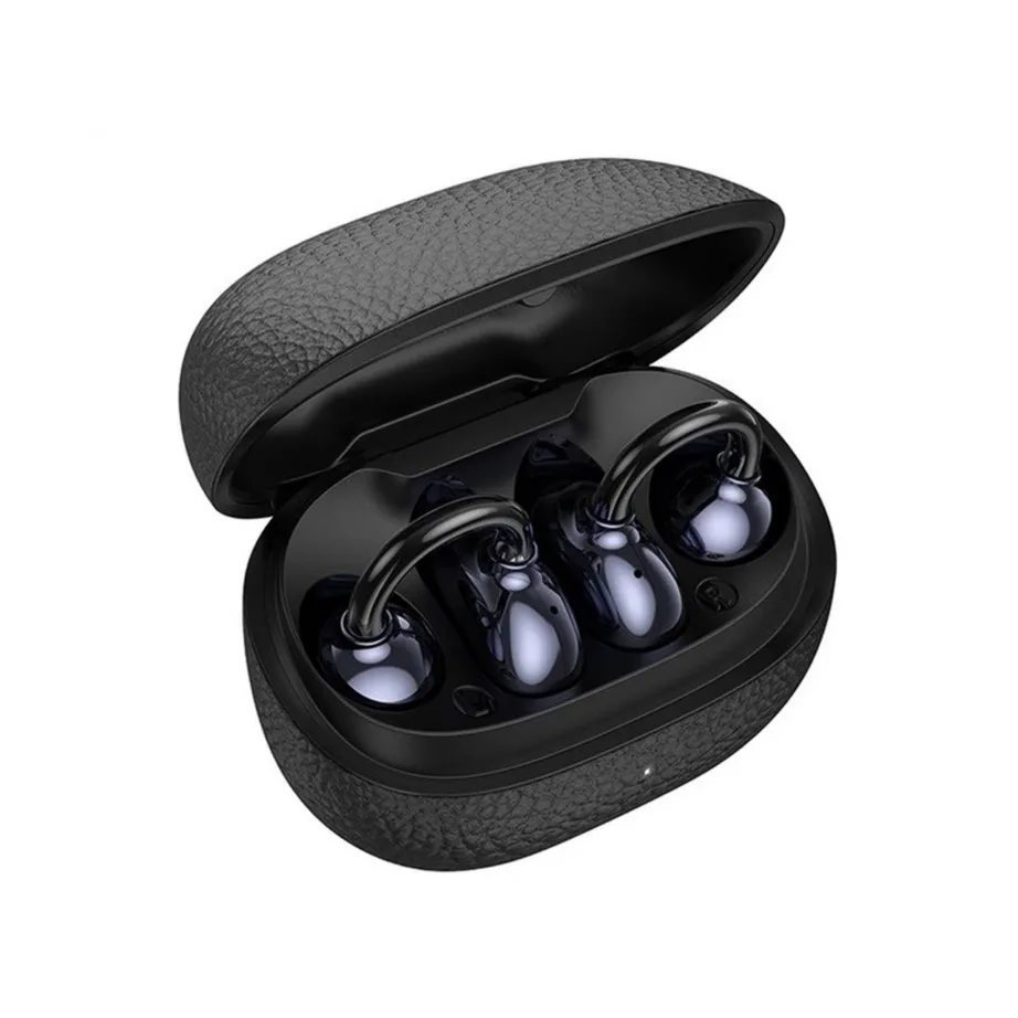 Hoco EA5 DUKE III mustad avatud Bluetooth kõrvaklapid laadimiskarbiga, 6h kõneaega, muusika ja kõned, Apple Siri tugi – 4