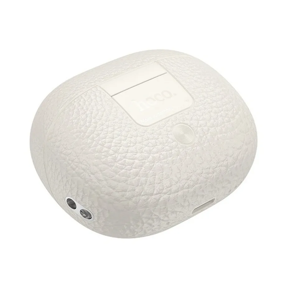 Hoco EA5 DUKE III valged juhtmevabad avatud disainiga Bluetooth 5.4 kõrvaklapid laadimiskarbi ja mikrofoniga, 6 h kõneaeg, Apple Siri tugi – 3