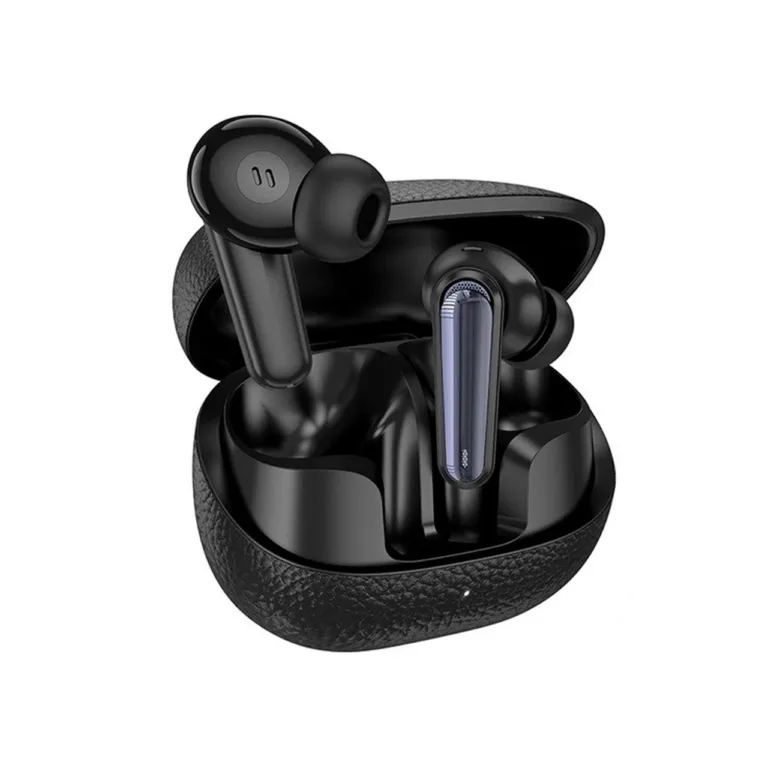 HOCO EQ23 PLUS II juhtmevabad in-ear Bluetooth 5.4 mustad kõrvaklapid mürasummutuse ja laadimiskarbiga, 7 h kõneaeg, muusika/kõnede jaoks