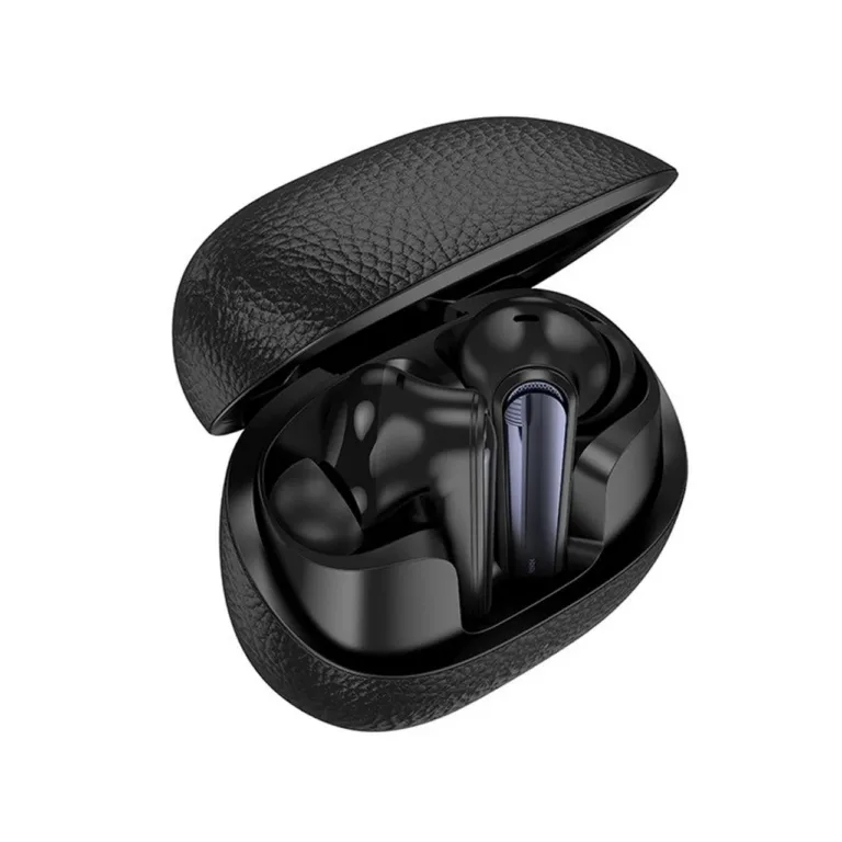 HOCO EQ23 PLUS II juhtmevabad in-ear Bluetooth 5.4 mustad kõrvaklapid mürasummutuse ja laadimiskarbiga, 7 h kõneaeg, muusika/kõnede jaoks