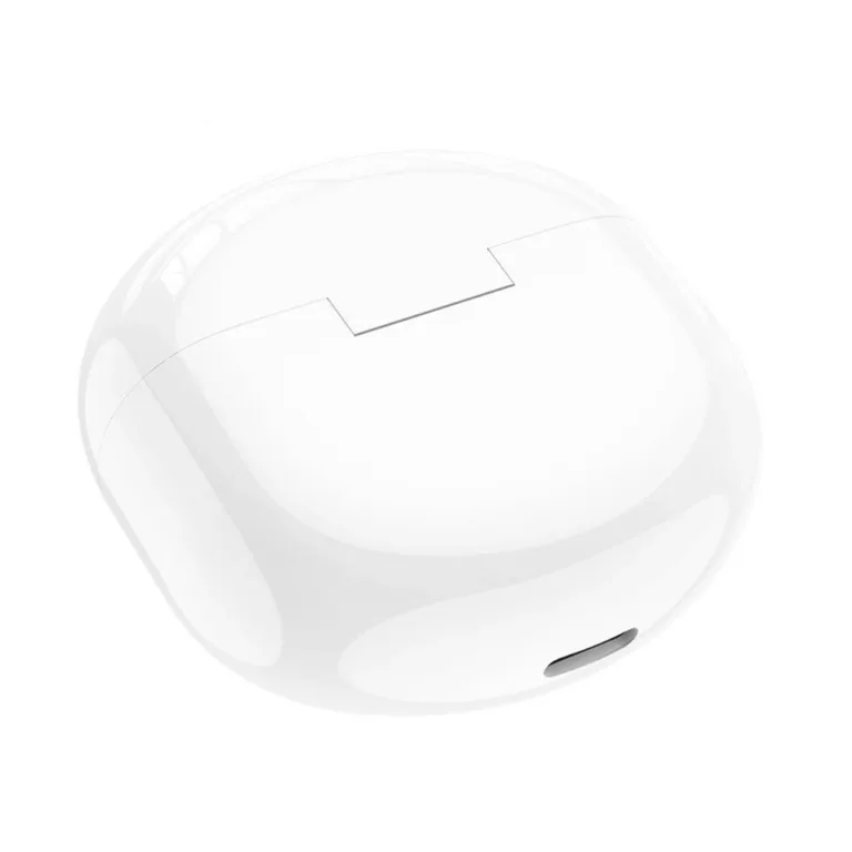 Hoco EW35 valged Bluetooth 5.3 in-ear juhtmevabad kõrvaklapid kõnedele ja muusika kuulamiseks laadimiskarbiga