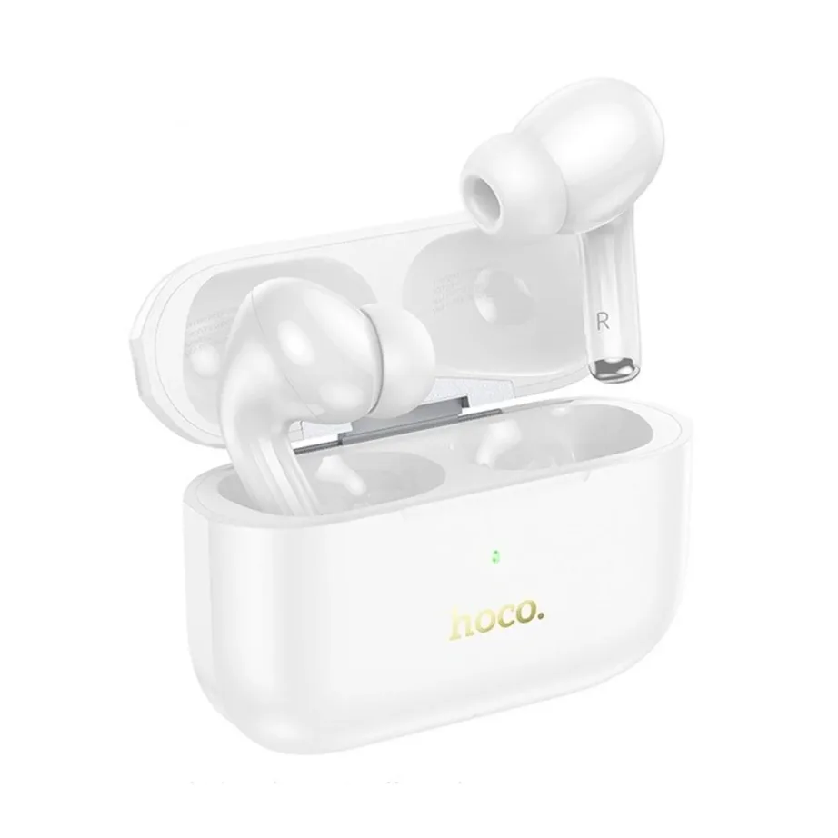 Hoco EW56 Plus valged in-ear juhtmevabad Bluetooth 5.3 aktiivse mürasummutusega kõrvaklapid laadimiskarbiga, kõnedeks ja muusikaks – 2