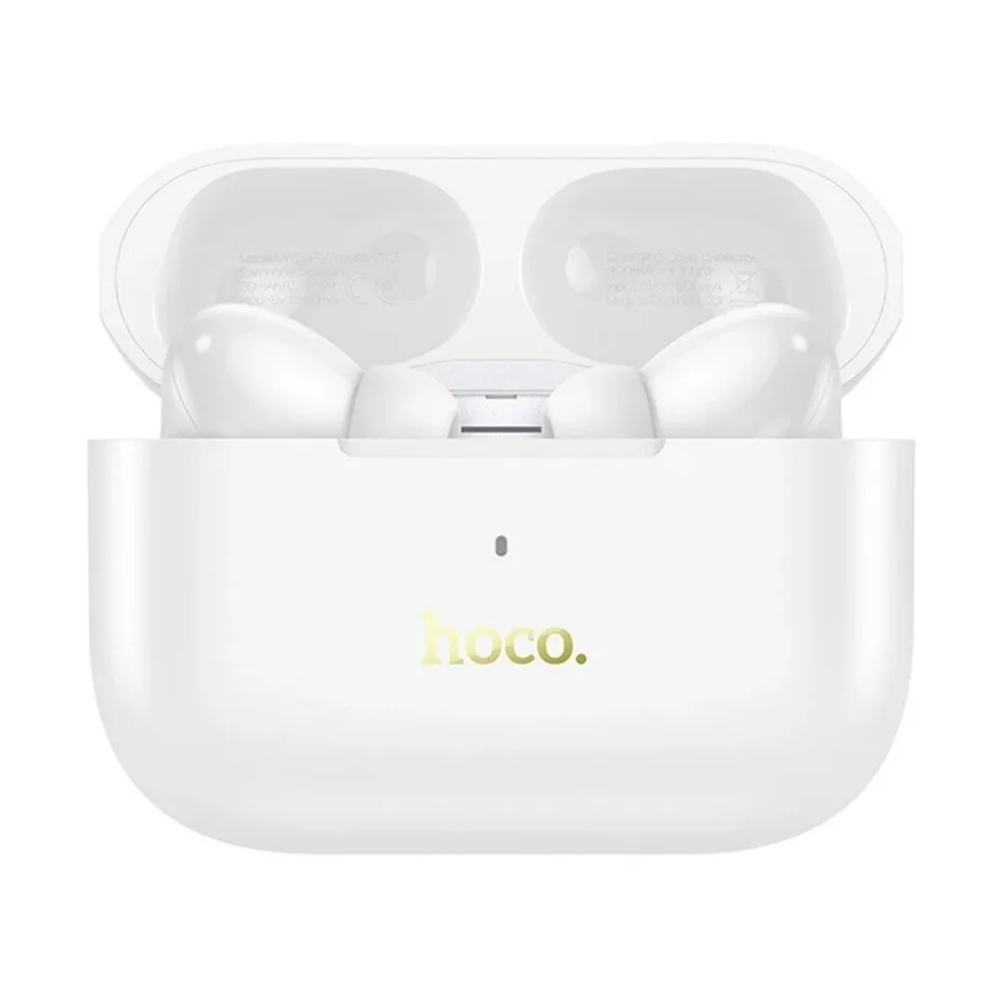 Hoco EW56 Plus valged in-ear juhtmevabad Bluetooth 5.3 aktiivse mürasummutusega kõrvaklapid laadimiskarbiga, kõnedeks ja muusikaks – 4