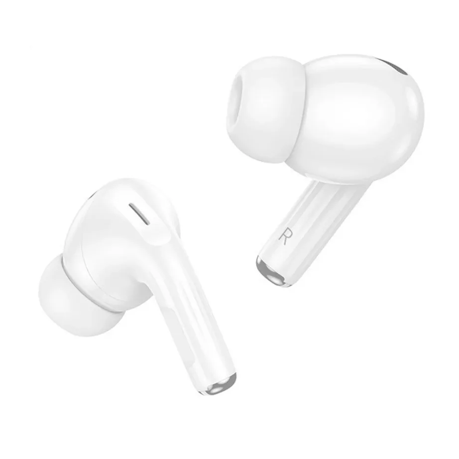 Hoco EW56 Plus valged in-ear juhtmevabad Bluetooth 5.3 aktiivse mürasummutusega kõrvaklapid laadimiskarbiga, kõnedeks ja muusikaks – 6