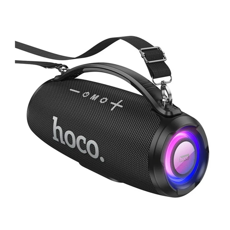 HOCO HA4 2x20W must kaasaskantav Bluetooth 5.3 kõlar RGB valgustusega, FM, TF, USB, AUX, 4500 mAh aku – 2