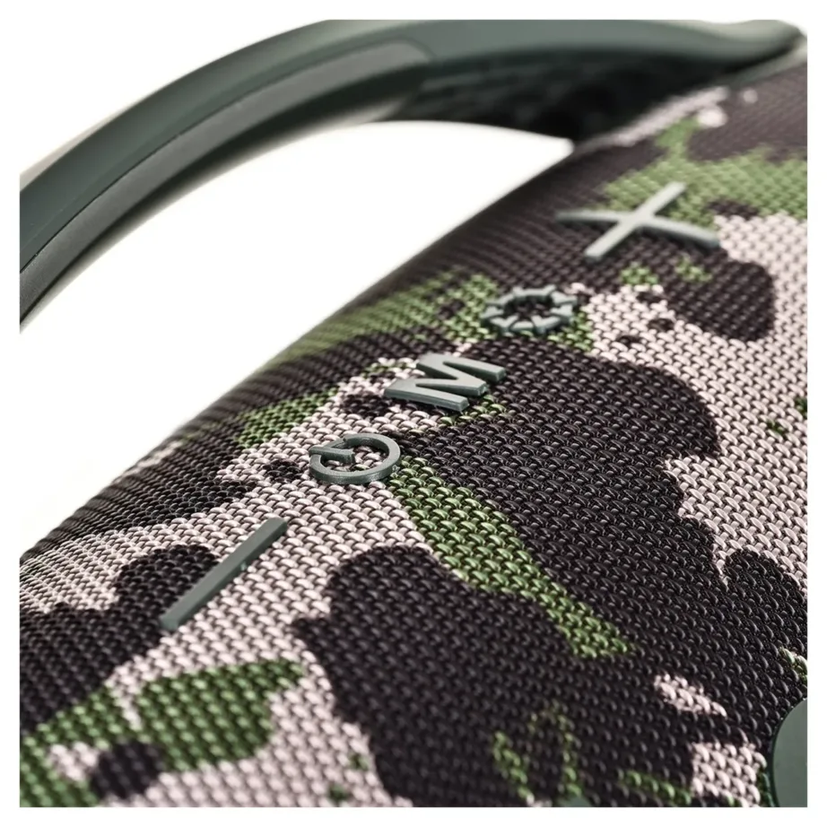 HOCO HA4 40W kaasaskantav roheline moro Bluetooth-kõlar, 4500 mAh aku, FM, USB, TF, AUX, RGB valgus, käepidemega, 351x146x182 mm – 5