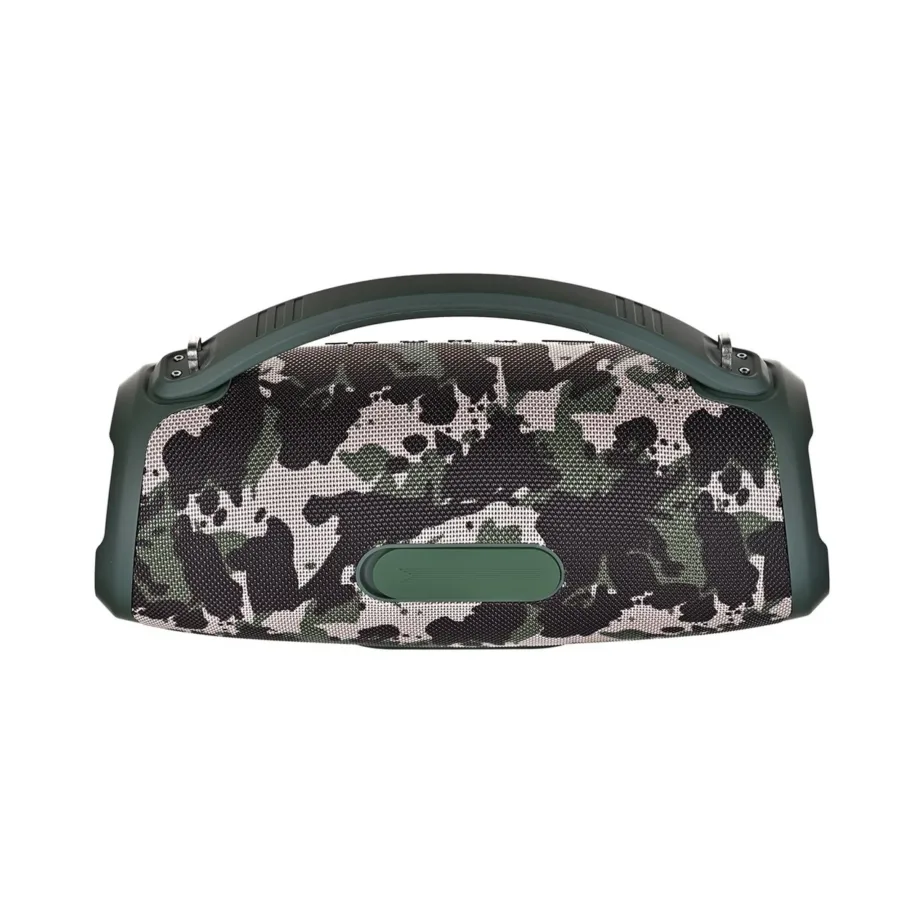 HOCO HA4 40W kaasaskantav roheline moro Bluetooth-kõlar, 4500 mAh aku, FM, USB, TF, AUX, RGB valgus, käepidemega, 351x146x182 mm – 7