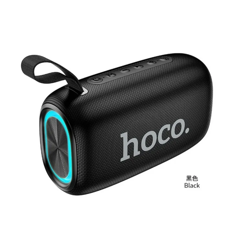 HOCO HC25 must juhtmevaba 2x10W kaasaskantav Bluetooth-kõlar FM-raadio, TF-kaardi ja USB-toega, 4000mAh aku, 202x123x86 mm