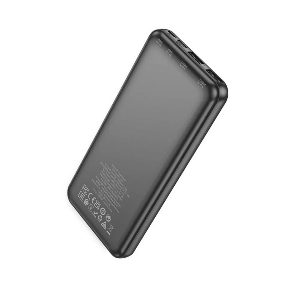 Hoco J123 10 000 mAh must akupank USB-A, USB-C, Micro sisenditega - 3