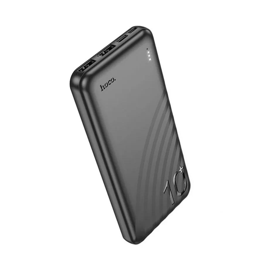 Hoco J123 10 000 mAh must akupank USB-A, USB-C, Micro sisenditega