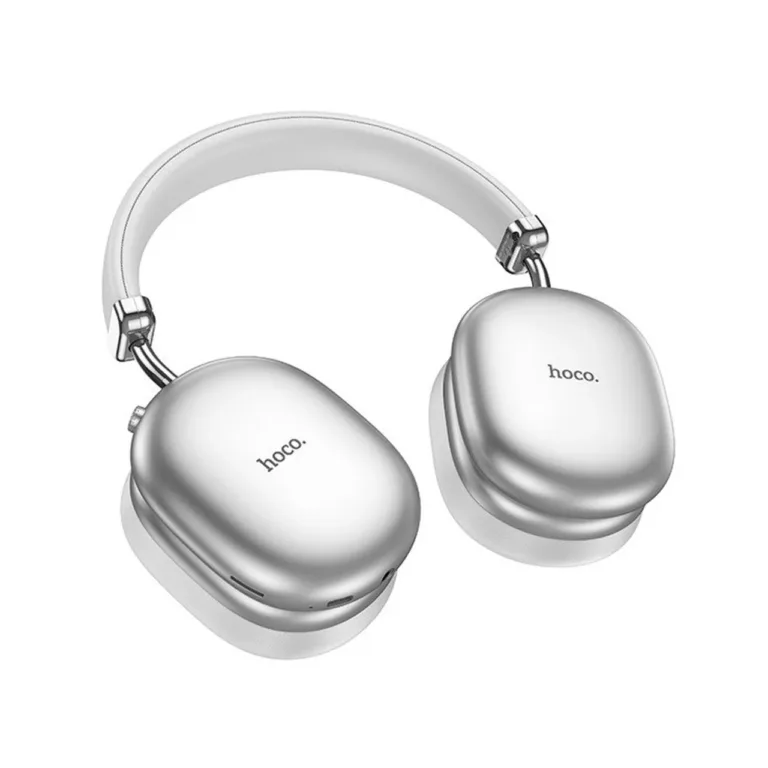 Hoco W35 Max 204x174x82 mm hõbedased ANC Bluetooth 5.4 on-ear juhtmevabad kõrvaklapid kuni 90 h kasutusaega