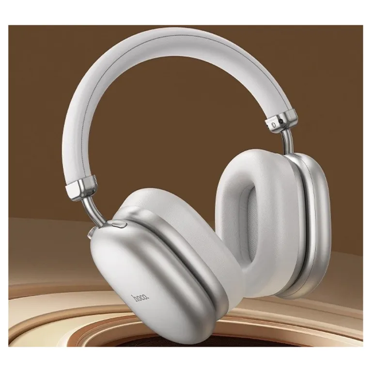 Hoco W35 Max 204x174x82 mm hõbedased ANC Bluetooth 5.4 on-ear juhtmevabad kõrvaklapid kuni 90 h kasutusaega