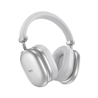 Hoco W35 Max 204x174x82 mm hõbedased ANC Bluetooth 5.4 on-ear juhtmevabad kõrvaklapid kuni 90 h kasutusaega