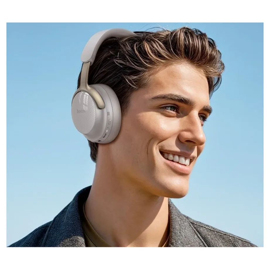Hoco W53 Plus 198 mm hall juhtmevaba Bluetooth 5.4 on-ear peakomplekt ANC ja 90 h aku, ear-hook, USB-C laadimisega – 4