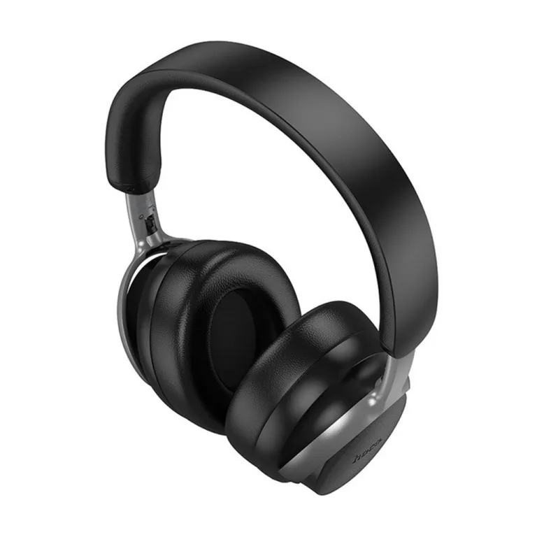 Hoco W53 Plus must juhtmevaba on-ear Bluetooth 5.4 kõrvaklappide komplekt ANC, 90 h aku, AUX, USB-C