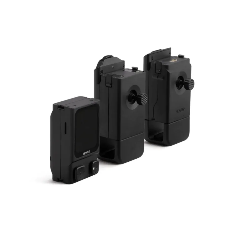 HOVERAir SP93R018 Beacon OLED ekraaniga juhtpultide komplekt X1 PRO/PROMAX droonile, must