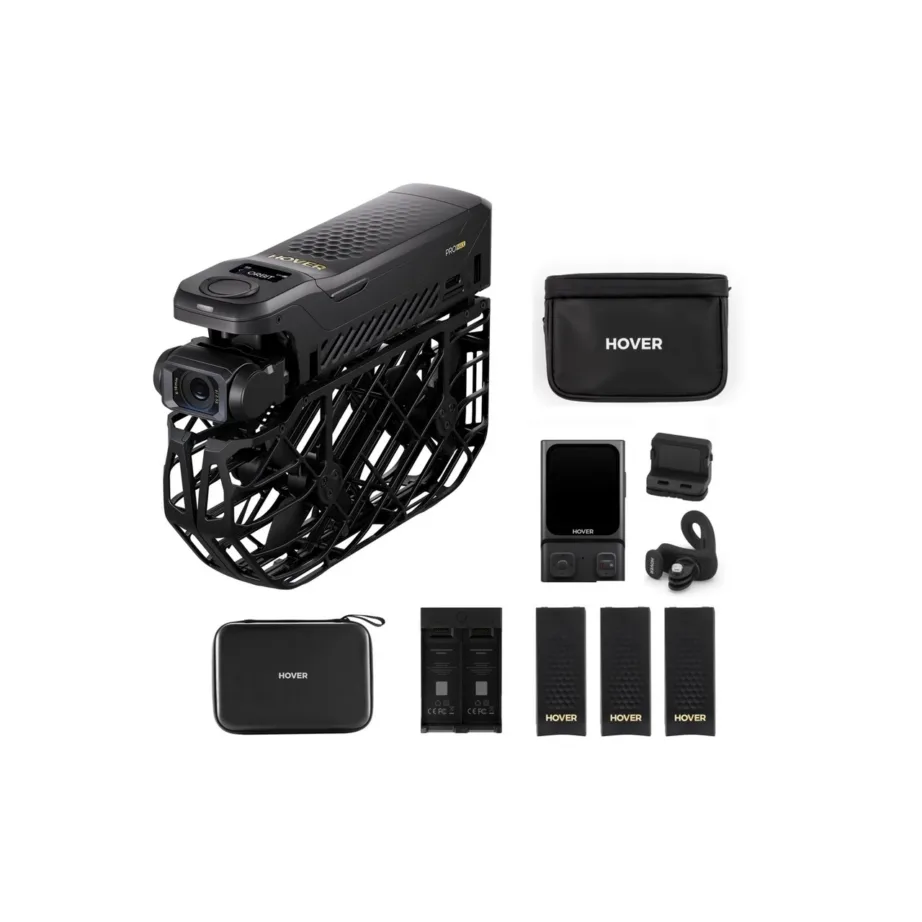 HOVERAir X1 PRO Ultimate Cycling Kit SP06H072 4K mini-droon 12 MP kaameraga, 191,5 g, must, kokkupandav, 32 GB mälu, iOS/Android ühilduvus, välitingimustesse – 6