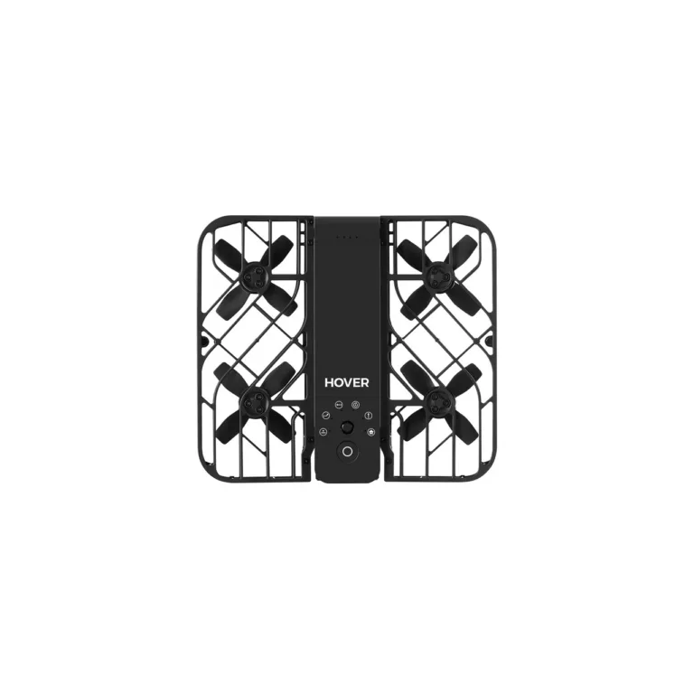 HOVERAir X1 SP03H020 must 12MP 2.7K kaameraga kokkupandav mini-droon 32GB WiFi-ga, 3 akuga