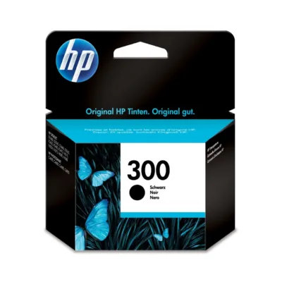 HP 300 CC640EE 4 ml pigmentmust tindikassett, 200 lehte, DeskJet/Envy/Photosmart printeritele