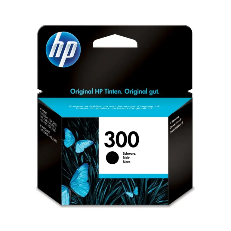 HP 300 CC640EE 4 ml pigmentmust tindikassett, 200 lehte, DeskJet/Envy/Photosmart printeritele