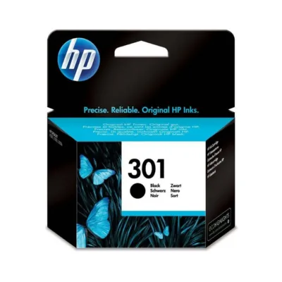 HP 301 CH561EE must 3 ml originaaltindikassett, standardmaht, HP DeskJet/ENVY/OfficeJet printeritele