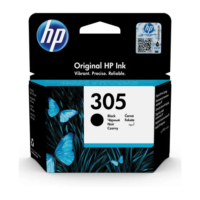 HP 305 3YM61AE must originaaltindikassett, 2 ml, 120 lehte, pigmenttint, 1 tk