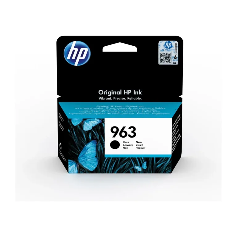 HP 3JA26AE 963 must originaal tindikassett, 24,09 ml, pigmenttint, 1000 lehekülge, 1 tk, HP OfficeJet Pro printeritele