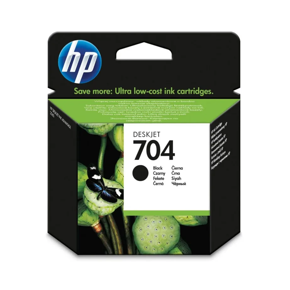HP 704 CN692AE must pigmenttint, 480 lehte, originaal tindikassett, 1 tk