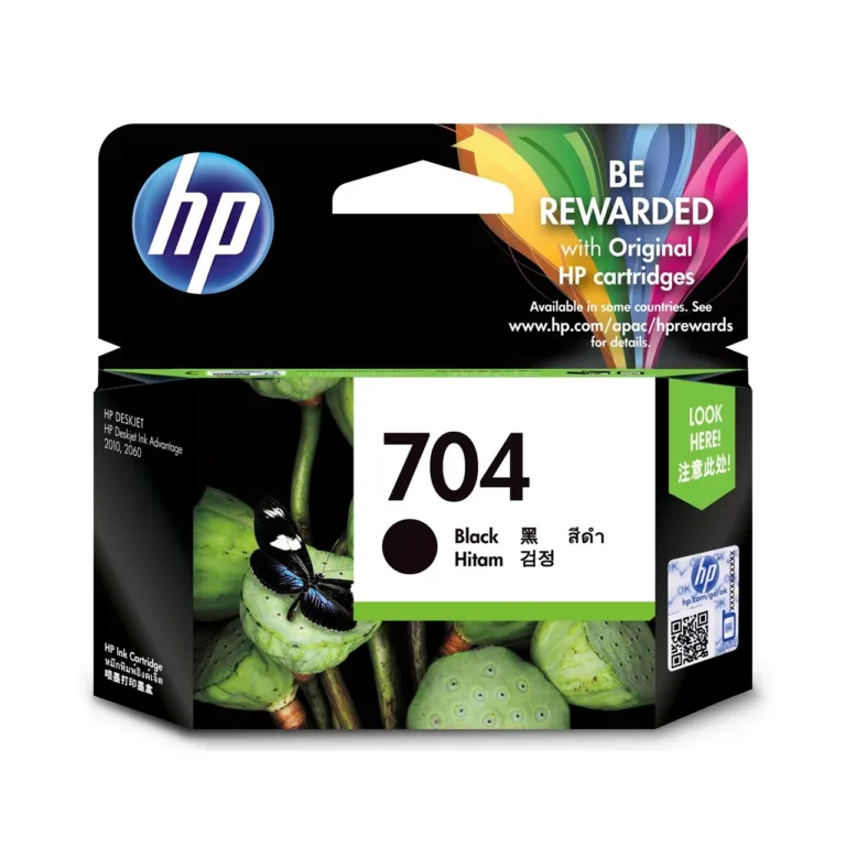 HP 704 CN692AE must pigmenttint, 480 lehte, originaal tindikassett, 1 tk