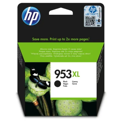 HP 953XL L0S70AE 42,5 ml must XL originaaltindikassett HP OfficeJet Pro 7720/7740/8210/8720/8730 printeritele, kuni 2000 lehekülge