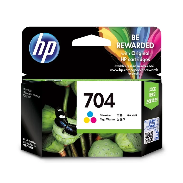 HP CN693AE 704 kolmekomponendiline originaaltindikassett (tsüaan/magenta/kollane) HP DeskJet Ink Advantage 2060 printerile, 1 tk