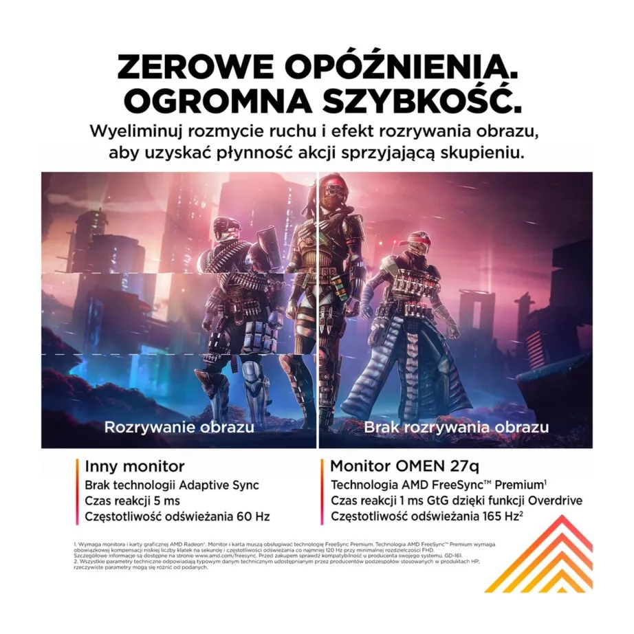 HP OMEN 27q 27″ QHD 165Hz IPS mängurimonitor, 1ms, FreeSync Premium, must, jalusega – 10