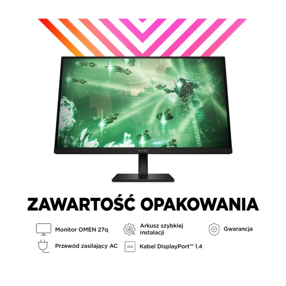 HP OMEN 27q 27″ QHD 165Hz IPS mängurimonitor, 1ms, FreeSync Premium, must, jalusega – 15