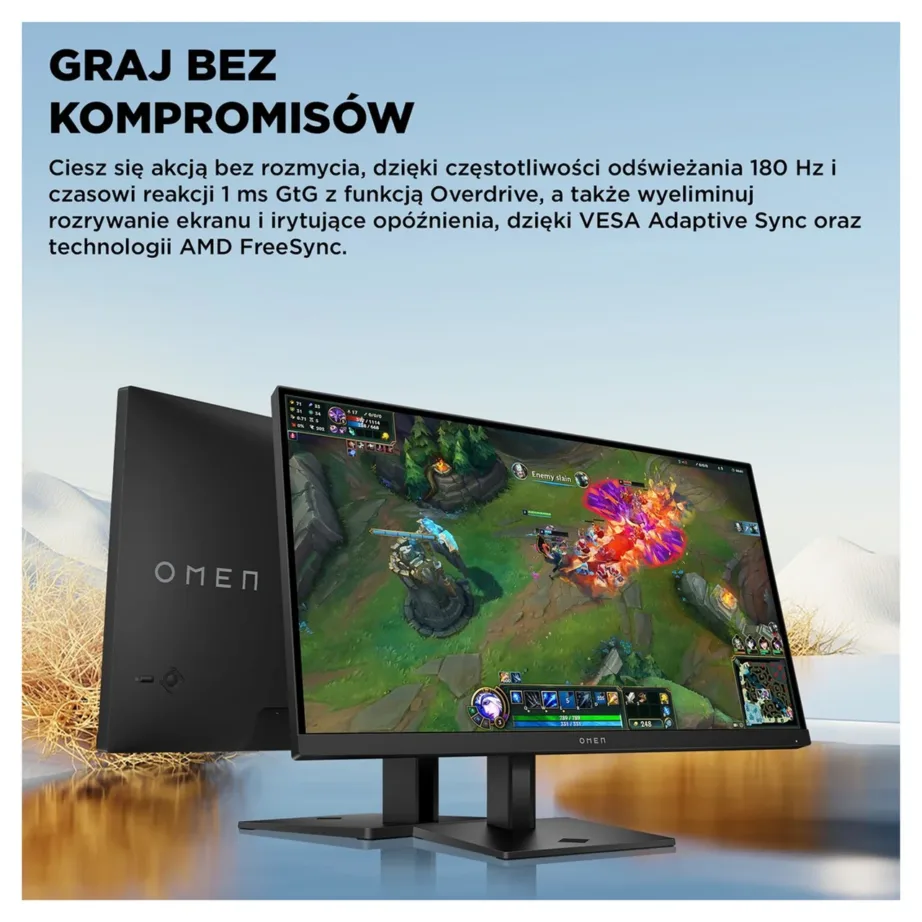 HP OMEN 27q G2 27″ QHD IPS 180Hz mängumonitor, 1 ms, FreeSync, HDR400, must, AV4H6E9#ABB – 15