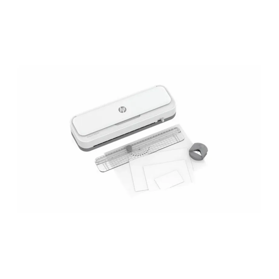 HP OneLam 400 HPL3160A4400-14 A4 kuum/külm lamineerija, 23 cm, 400 mm/min, valge, sisseehitatud lõikuri ja nurgalõikuriga, 15 kiletaskuga – 6