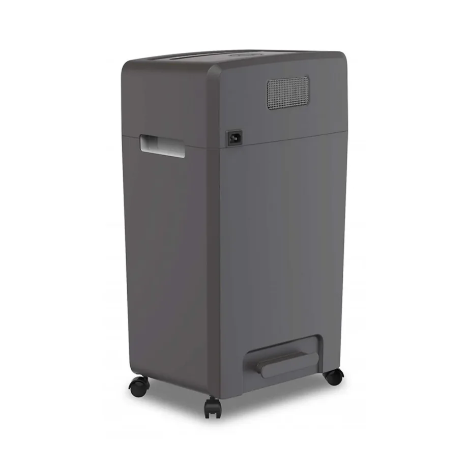 HP OneShred 16MC 16-lehelise võimekusega P-5 mikro-lõikega paberihunt, 30L helehall, krediit- ja klambrikaartide jaoks, rullikutega, 424x295x645 mm – 5