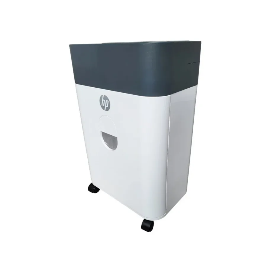 HP ONESHRED Auto 100CC 17L valge-hall mikrolõikega paberihunt, P-4, automaatse toitesöötjaga, 100 lehe hävitusvõime, 331x218x502 mm – 10